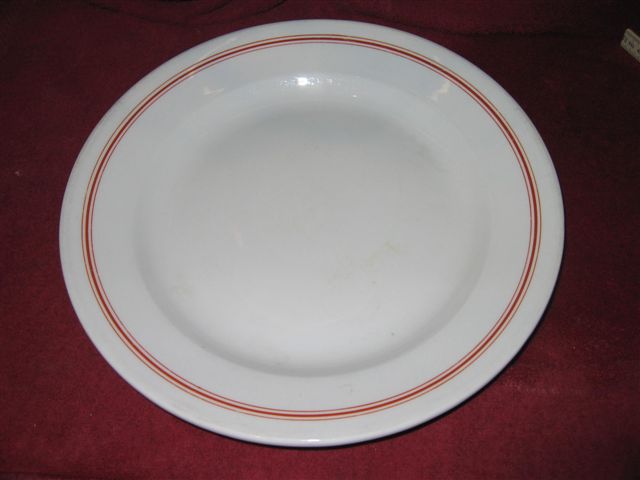 kriegsmarine plate with red stripes